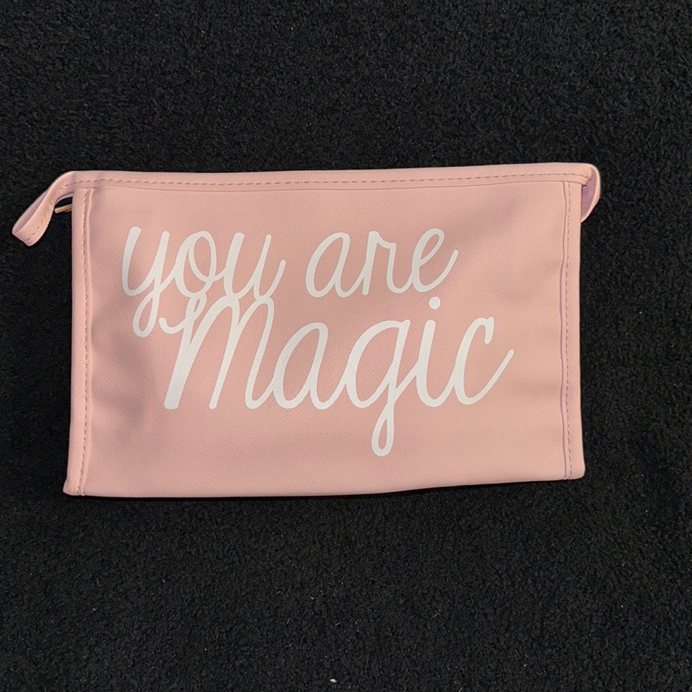 “You are Magic” Cosmetic Bag / Powder Pink